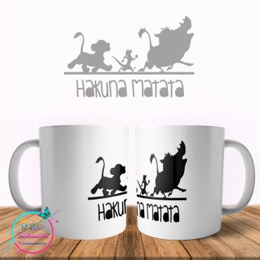 Taza sublimada el rey león